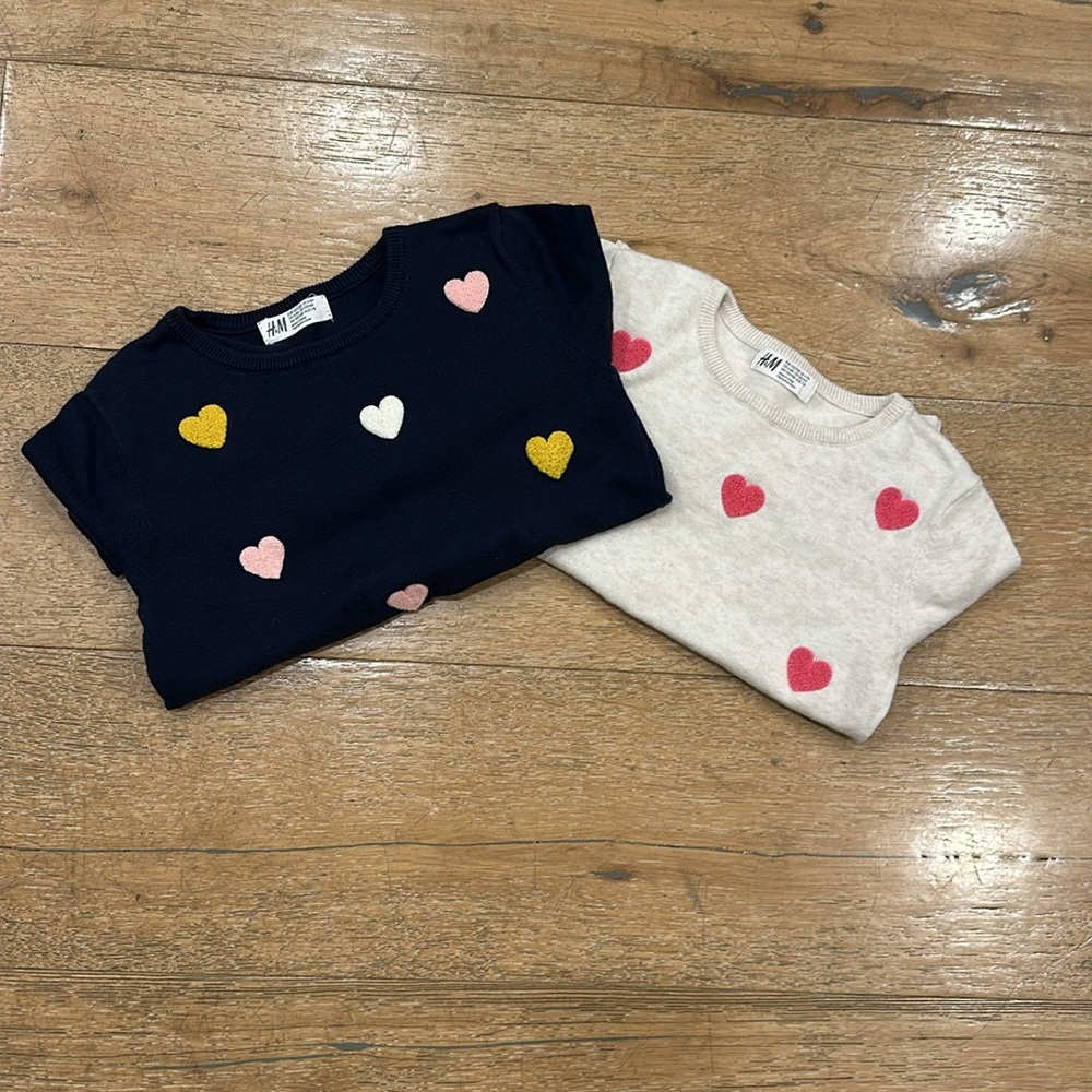 Bundle of H&M Girls Sweaters Size 6-8